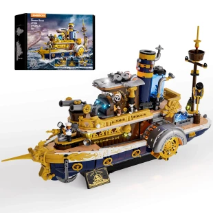 Lumibricks: Steampunk World - Steamboat