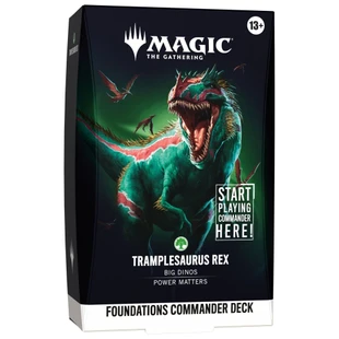 Magic the Gathering Foundations Starter Commander Deck - Tramplesaurus Rex