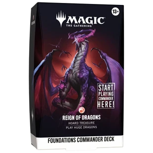 Magic the Gathering Foundations Starter Commander Deck - Reign of Dragons