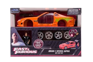 Jada Hollywood Ride: Fast and Furious - 1:24 '95 Toyota Supra 1:24 with Brian Diecast Model Kit