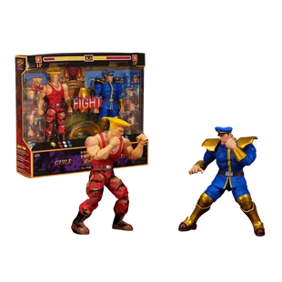 Jada: Street Fighter II - Guile vs. M. Bison 6" Action Figure (2-Pack)