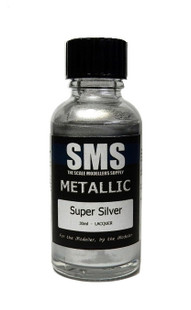 SMS Premium Metallic Lacquer 30ml - Super Silver SMS Premium Metallic Lacquer 30ml - Super Silver