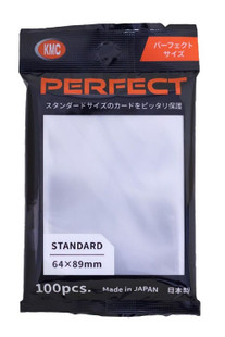 KMC Sleeves Perfect Fit Standard Size 100pk - Clear