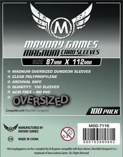 Mayday Games Magnum Oversized Dungeon Sleeves (100) 87mm x 112mm Mayday Games Magnum Oversized Dungeon Sleeves (100) 87mm x 112mm