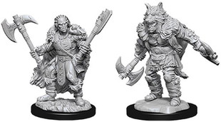 Dungeons & Dragons Nolzurs Marvelous Miniatures Half-Orc Barbarian Male