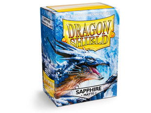 Dragon Shield Sleeves Standard Size 100pk - Matte Sapphire Dragon Shield Sleeves Standard Size 100pk - Matte Sapphire