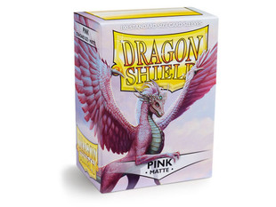 Dragon Shield Sleeves Standard Size 100pk - Matte Pink Dragon Shield Sleeves Standard Size 100pk - Matte Pink