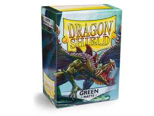 Dragon Shield Sleeves Standard Size 100pk - Matte Green
