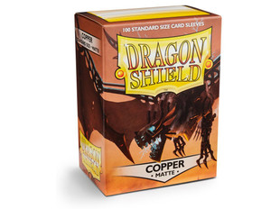 Dragon Shield Sleeves Standard Size 100pk - Matte Copper Dragon Shield Sleeves Standard Size 100pk - Matte Copper