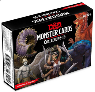 Dungeons & Dragons Spellbook Cards - Monster Cards Challenge 6-16 Dungeons & Dragons Spellbook Cards - Monster Cards Challenge 6-16