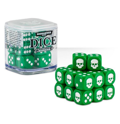 Games Workshop Dice Cube - Green Games Workshop Dice Cube - Green