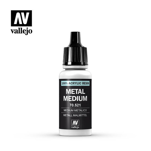 Vallejo 70521 Metal Medium 17ml Vallejo 70521 Metal Medium 17ml