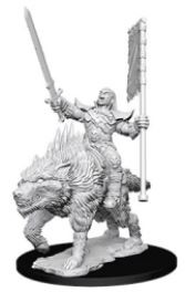 Pathfinder Deep Cuts Orc On Dire Wolf