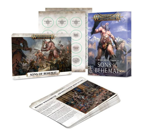 Warscroll Cards Sons of Behemat