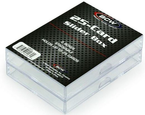 BCW Card Storage Box - 2 Piece 25ct 2 Pack