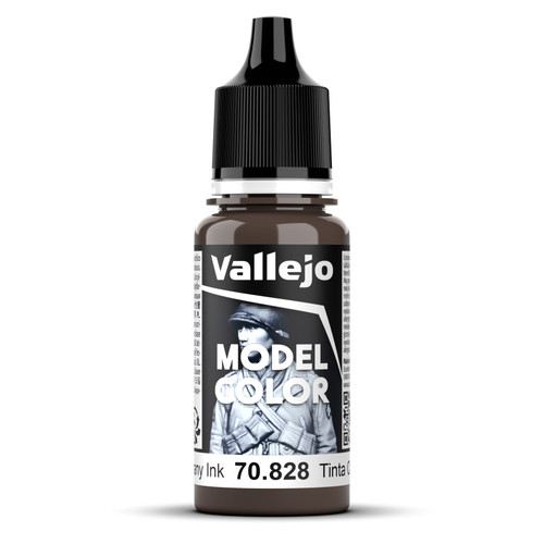 Vallejo 70828 Model Color Mahogany Ink 18ml Vallejo 70828 Model Color Mahogany Ink 18ml