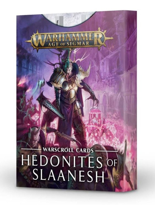 Warscroll Cards Hedonites of Slaanesh 2021