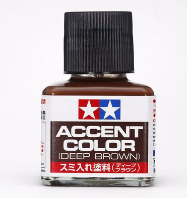 Tamiya Panel Line Accent Color 40ml - Deep Brown