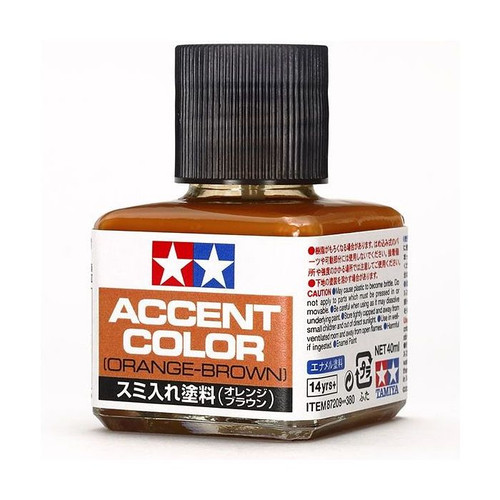 Tamiya Panel Line Accent Color 40ml - Orange-Brown
