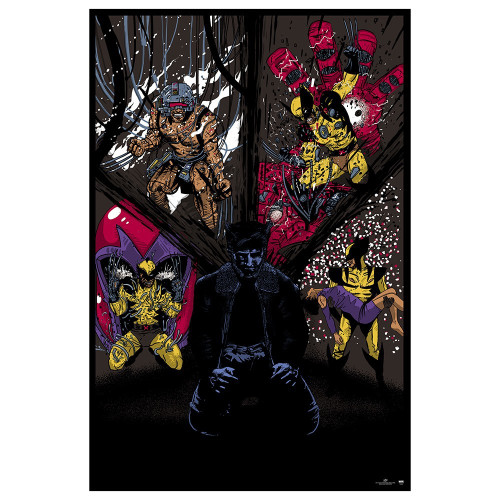 Wolverine Silkscreen Print - Reflections By Chris Thornley Wolverine Silkscreen Print - Reflections By Chris Thornley