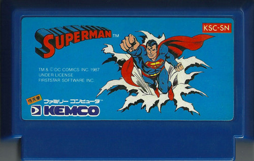 Nintendo Famicom Classic Cartridge - Superman [1987]