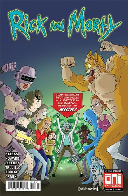 Rick and Morty (2018) #37 Variant - Signed by Dave Roman Rick and Morty (2018) #37 Variant - Signed by Dave Roman