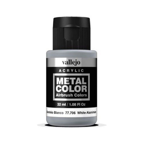 Vallejo 77706 Metal Color White Aluminium 32ml Vallejo 77706 Metal Color White Aluminium 32ml