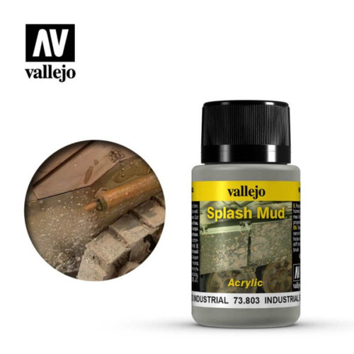 Vallejo Weathering Effects - Industrial Splash Mud 40 ml Vallejo Weathering Effects - Industrial Splash Mud 40 ml
