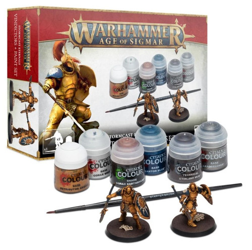 Stormcast Eternals Vindictors + Paints Set