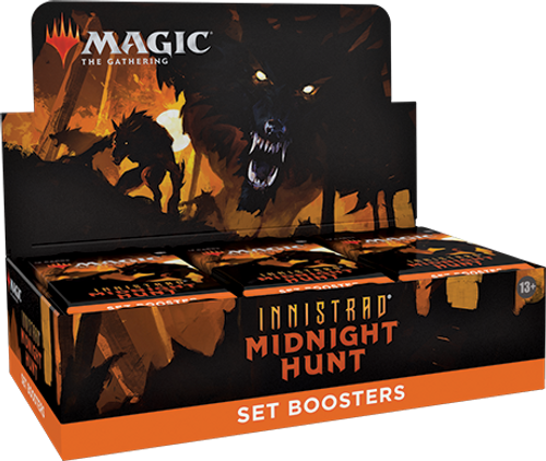 Magic the Gathering Innistrad: Midnight Hunt Set Booster Box Magic the Gathering Innistrad: Midnight Hunt Set Booster Box