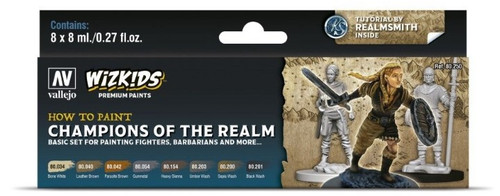 Wizkids Premium Paint Set by Vallejo: Champions of the Realm Wizkids Premium Paint Set by Vallejo: Champions of the Realm