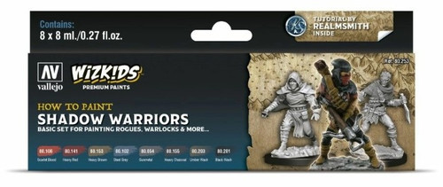 Wizkids Premium Paint Set by Vallejo: Shadow Warriors Wizkids Premium Paint Set by Vallejo: Shadow Warriors