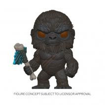 POP! Vinyl: Godzilla vs Kong - King Kong w/Battle Axe Flocked Figure