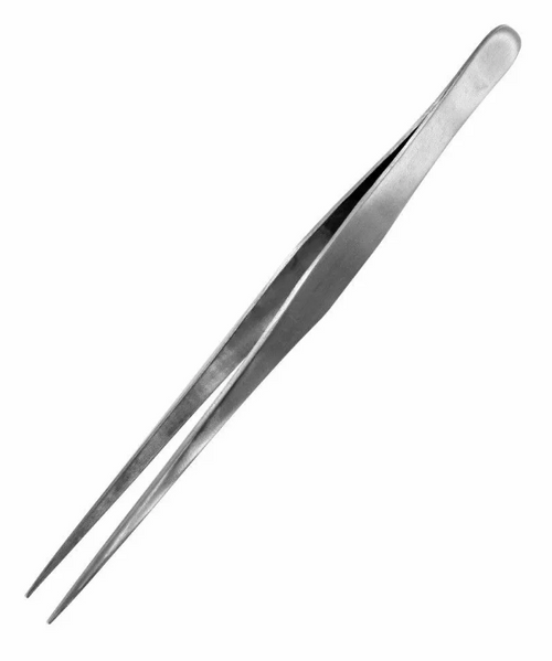 Vallejo Hobby Tools - Straight Tip Stainless Steel Tweezers (175 mm)