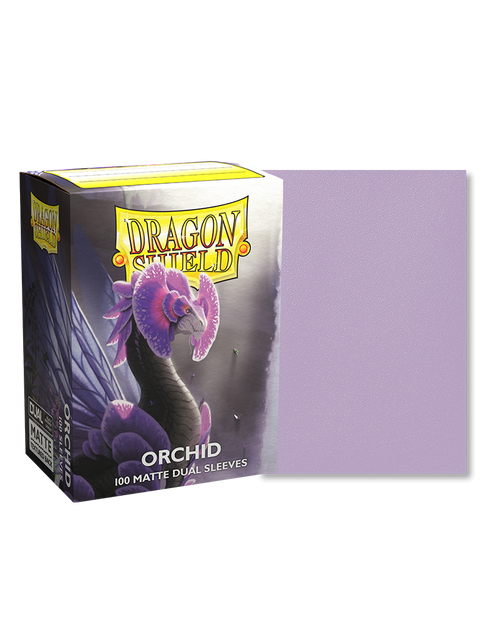 Dragon Shield Sleeves Standard Size 100pk - Matte DUAL Orchid Dragon Shield Sleeves Standard Size 100pk - Matte DUAL Orchid