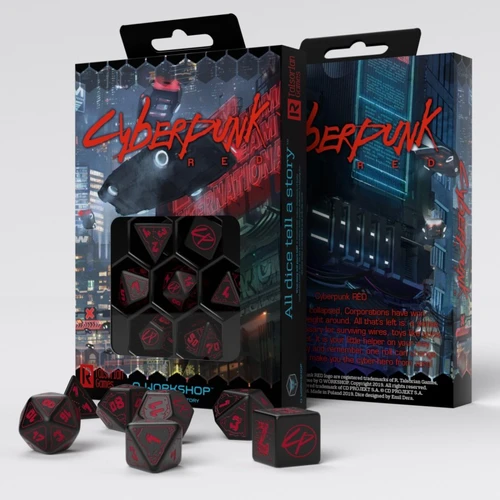 Cyberpunk RPG Dice Set: Night City Essential Set