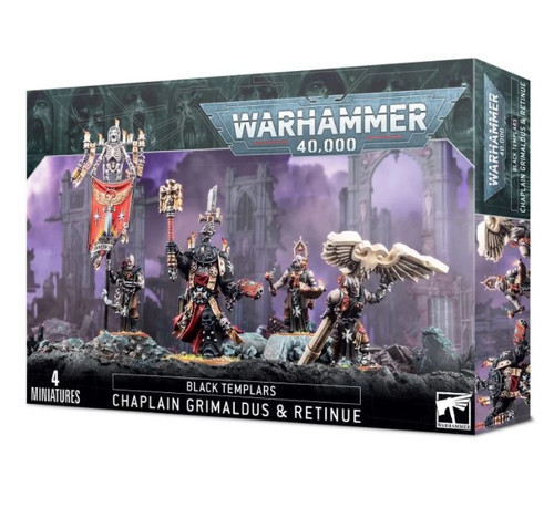 Black Templars Chaplain Grimaldus & Retinue