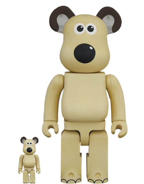 Medicom Toy Be@rbrick Wallace and Gromit - Gromit 100% & 400% Set Medicom Toy Be@rbrick Wallace and Gromit - Gromit 100% & 400% Set
