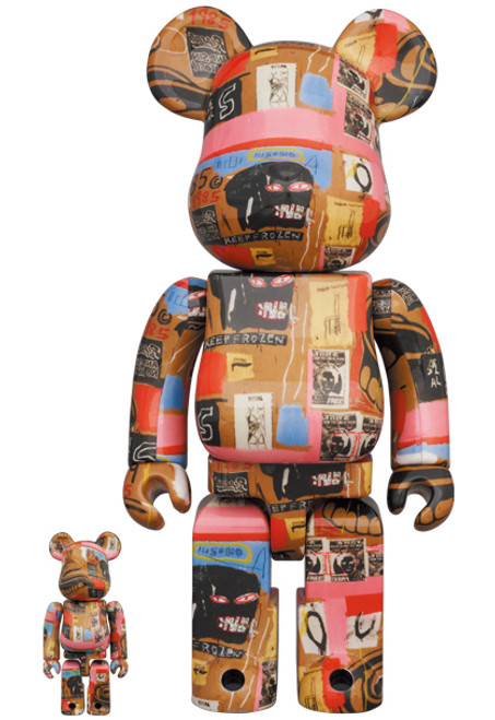 Medicom Toy Be@rbrick Andy Warhol x Jean Michel Basquiat #2 100% & 400% Set Medicom Toy Be@rbrick Andy Warhol x Jean Michel Basquiat #2 100% & 400% Set