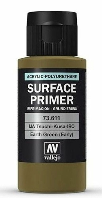 Vallejo Surface Primer - IJA-Tsuchi-Kusa-IRO Earth Green (early) 60ml Vallejo Surface Primer - IJA-Tsuchi-Kusa-IRO Earth Green (early) 60ml