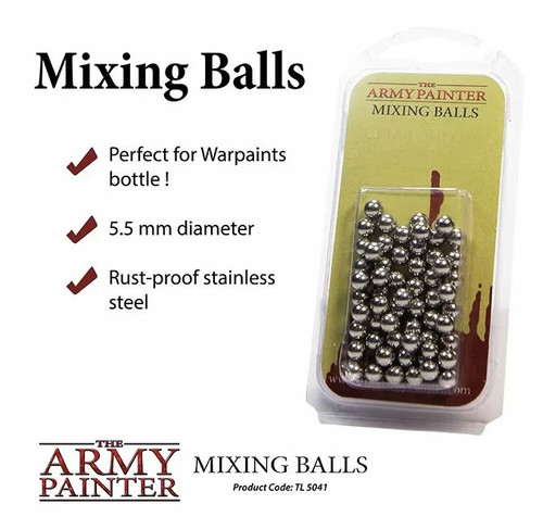 Army Painter Tools - Paint Mixing Balls Stainless Steel Army Painter Tools - Paint Mixing Balls Stainless Steel