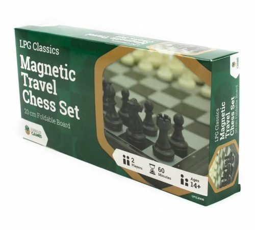 LPG Plastic Magnetic Travel Chess Set - 20 cm Foldable Board
