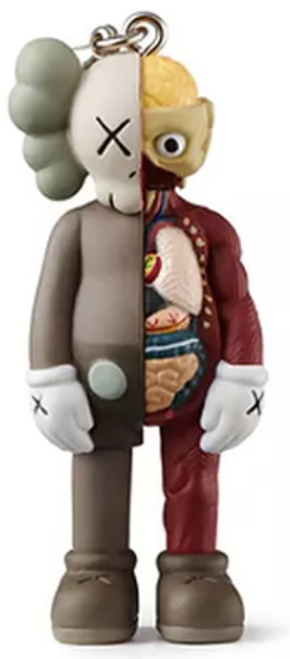Kaws Companion Key Holder - Flayed Brown