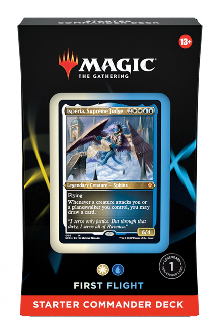 Magic the Gathering Starter Commander Deck 2022 - First Flight (White-Blue) Magic the Gathering Starter Commander Deck 2022 - First Flight (White-Blue)