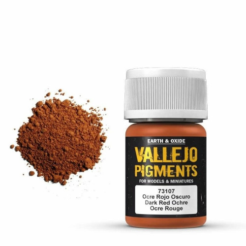 Vallejo Pigments - Dark Red Ochre 35ml