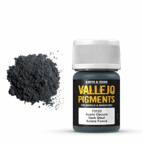 Vallejo Pigments - Dark Steel 35ml Vallejo Pigments - Dark Steel 35ml