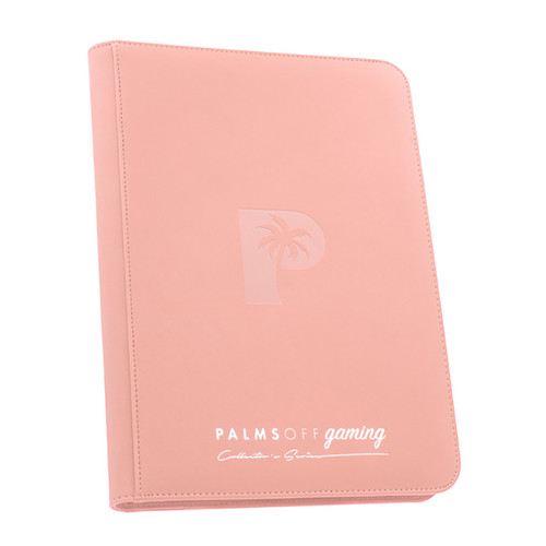 Palms Off Collector’s Series 9 Pocket Zip Binder - Pink Palms Off Collector’s Series 9 Pocket Zip Binder - Pink