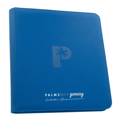 Palms Off Collector’s Series 12 Pocket Zip Binder - Blue Palms Off Collector’s Series 12 Pocket Zip Binder - Blue