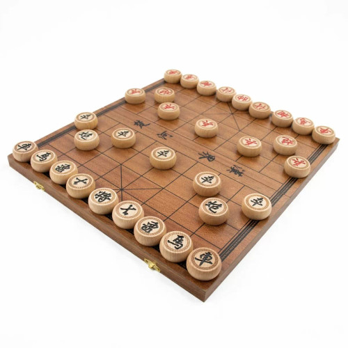 LPG Wooden Chinese Chess Set - 36 cm Foldable Board LPG Wooden Chinese Chess Set - 36 cm Foldable Board