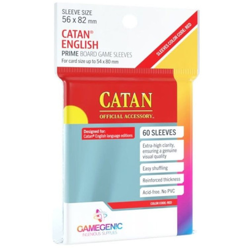 Gamegenic Sleeves Prime Gloss Catan 56 x 82 mm (60pk) Gamegenic Sleeves Prime Gloss Catan 56 x 82 mm (60pk)